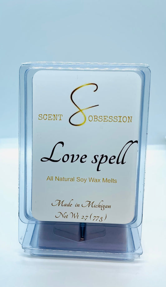 Love Spell Waxmelt - Scent Obsession Candles