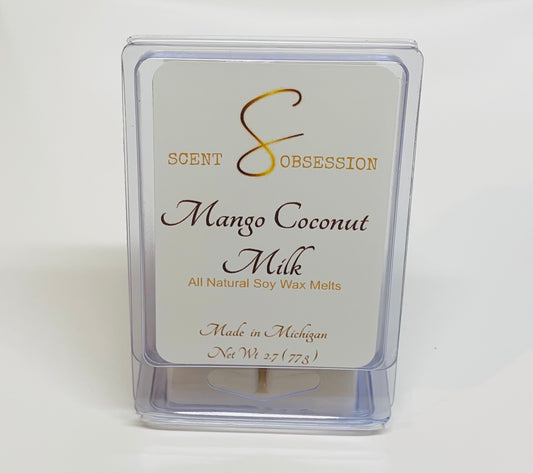 Mango and Coconut Milk Wax Melts - Scent Obsession Candles